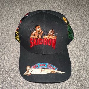 Skidrow Black Embroidered Cap